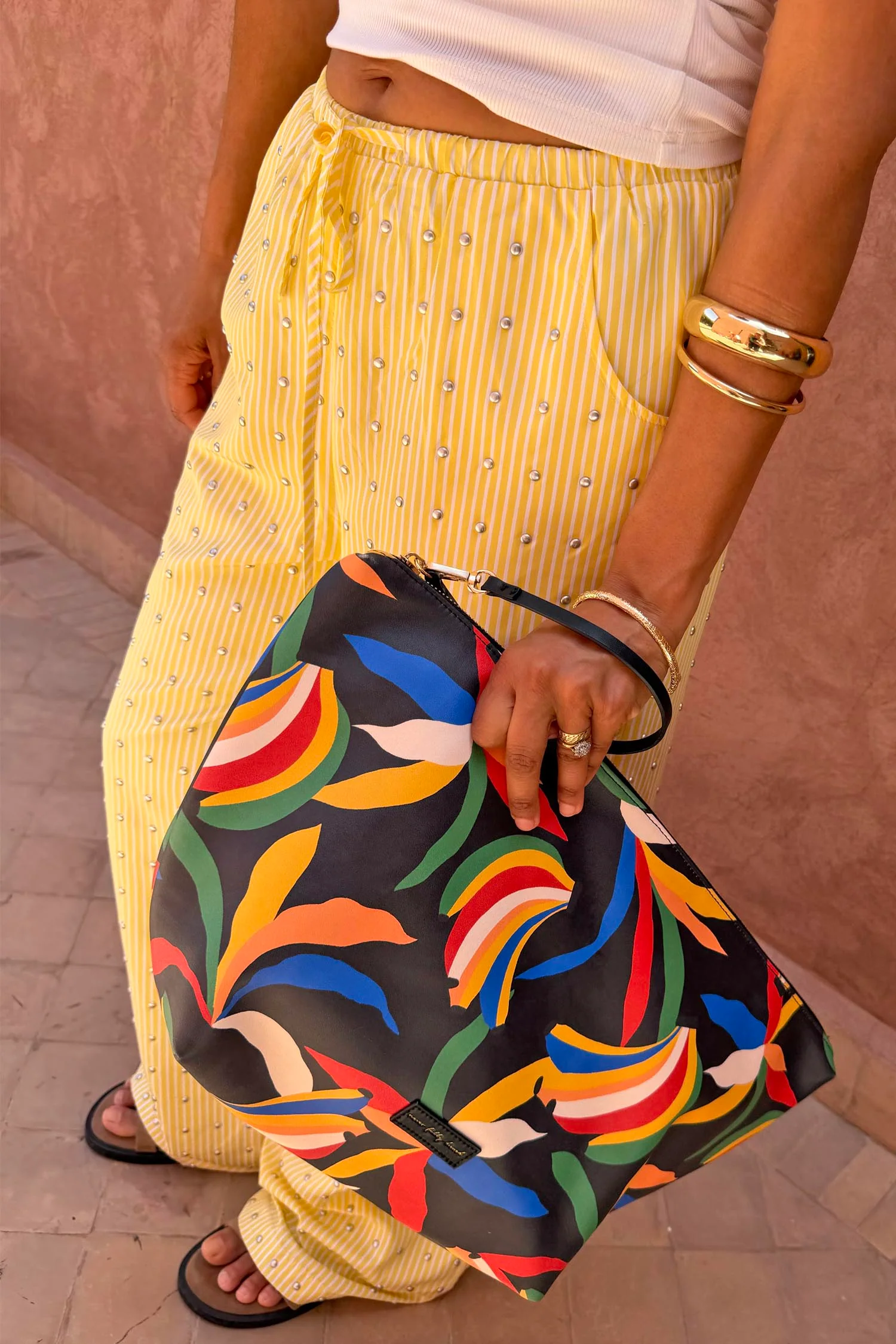 Black Mesh Tote Bag - Image 7