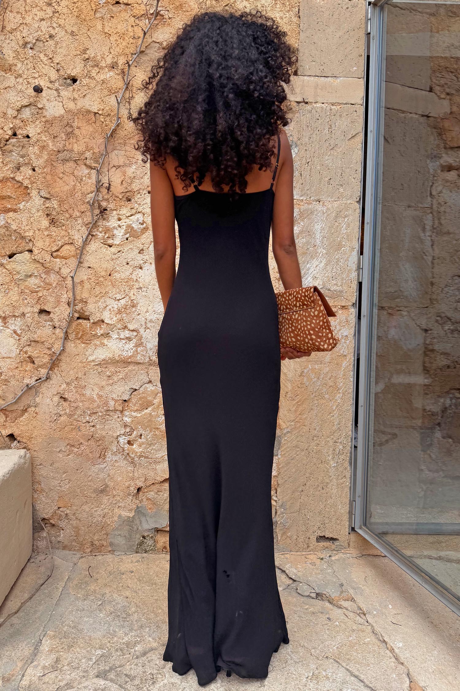 Black Sapna Dress with Ring Detail Petite - Image 10