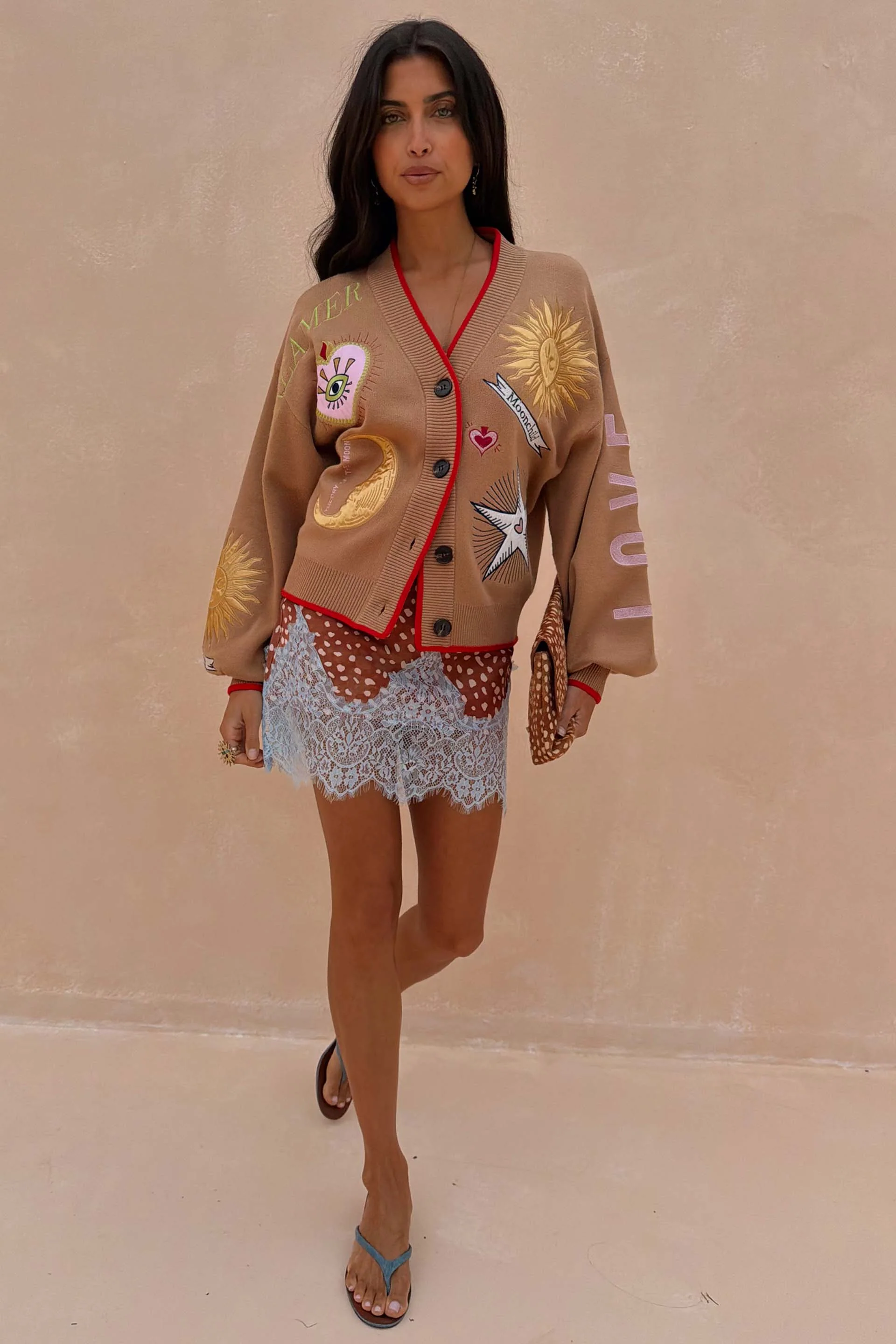 Camel Mystical Cardigan - Image 4