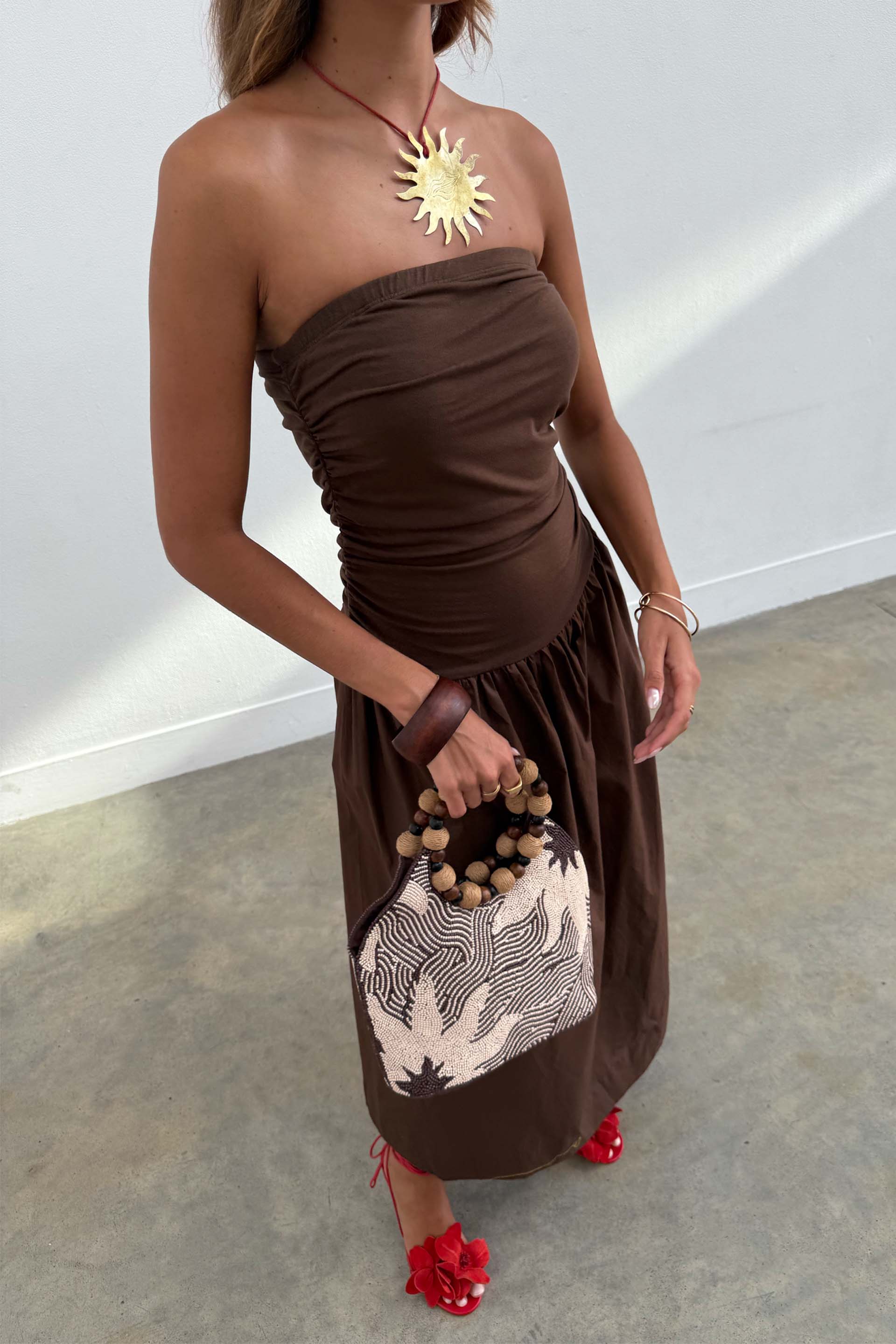 Chocolate Lola Mid-axi Dress - Image 7