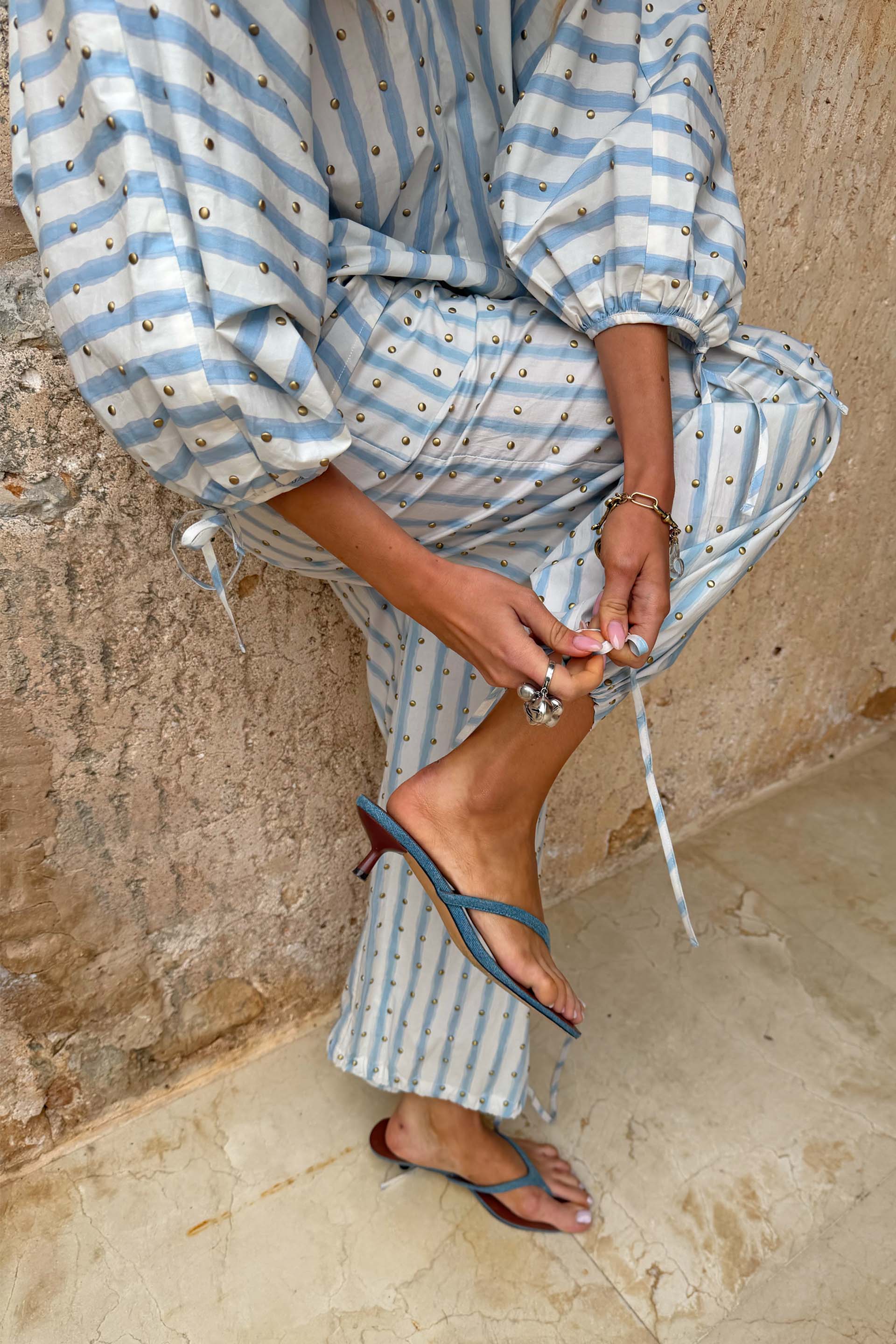 Denim Sandal Mule - Image 3
