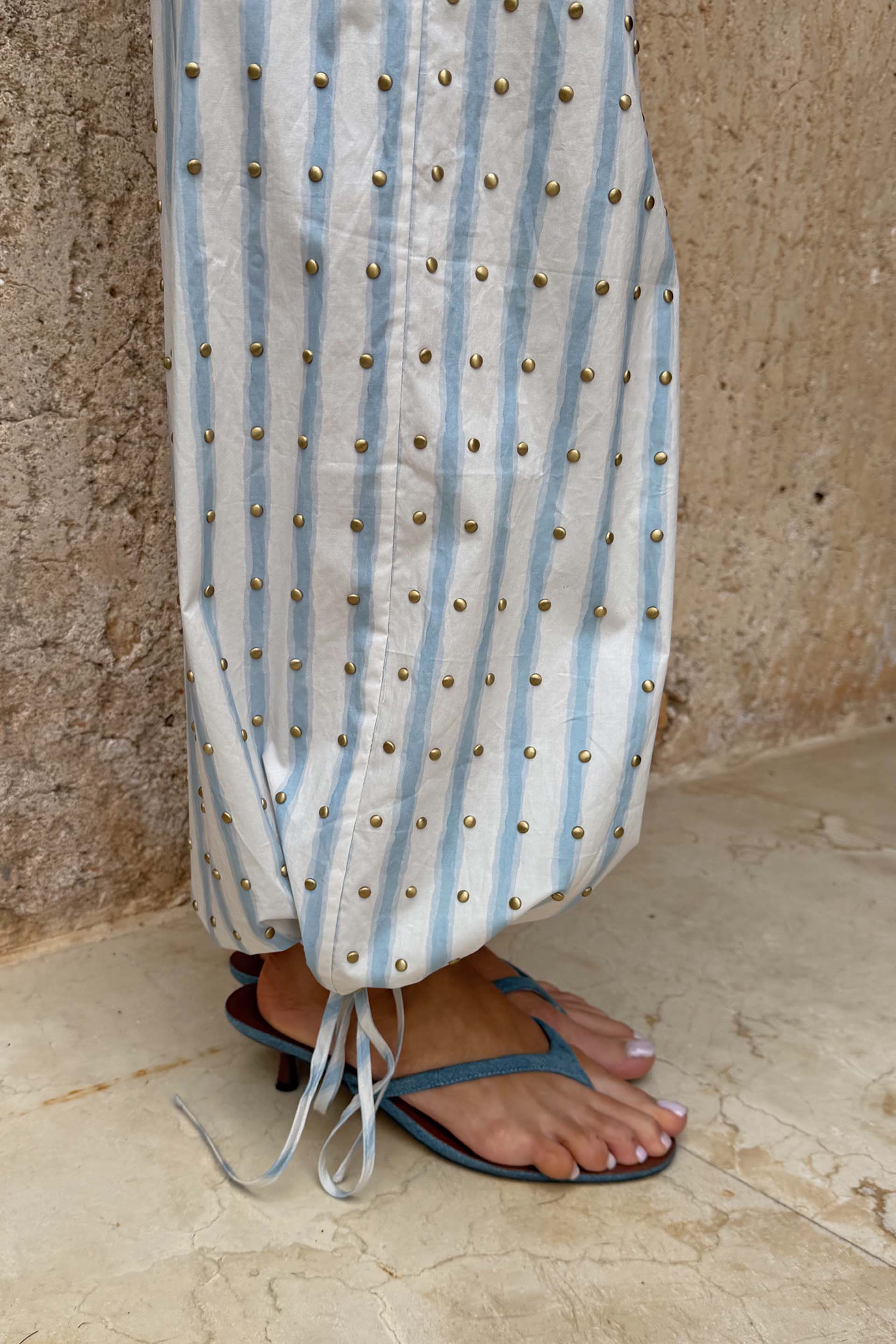 Denim Sandal Mule - Image 5