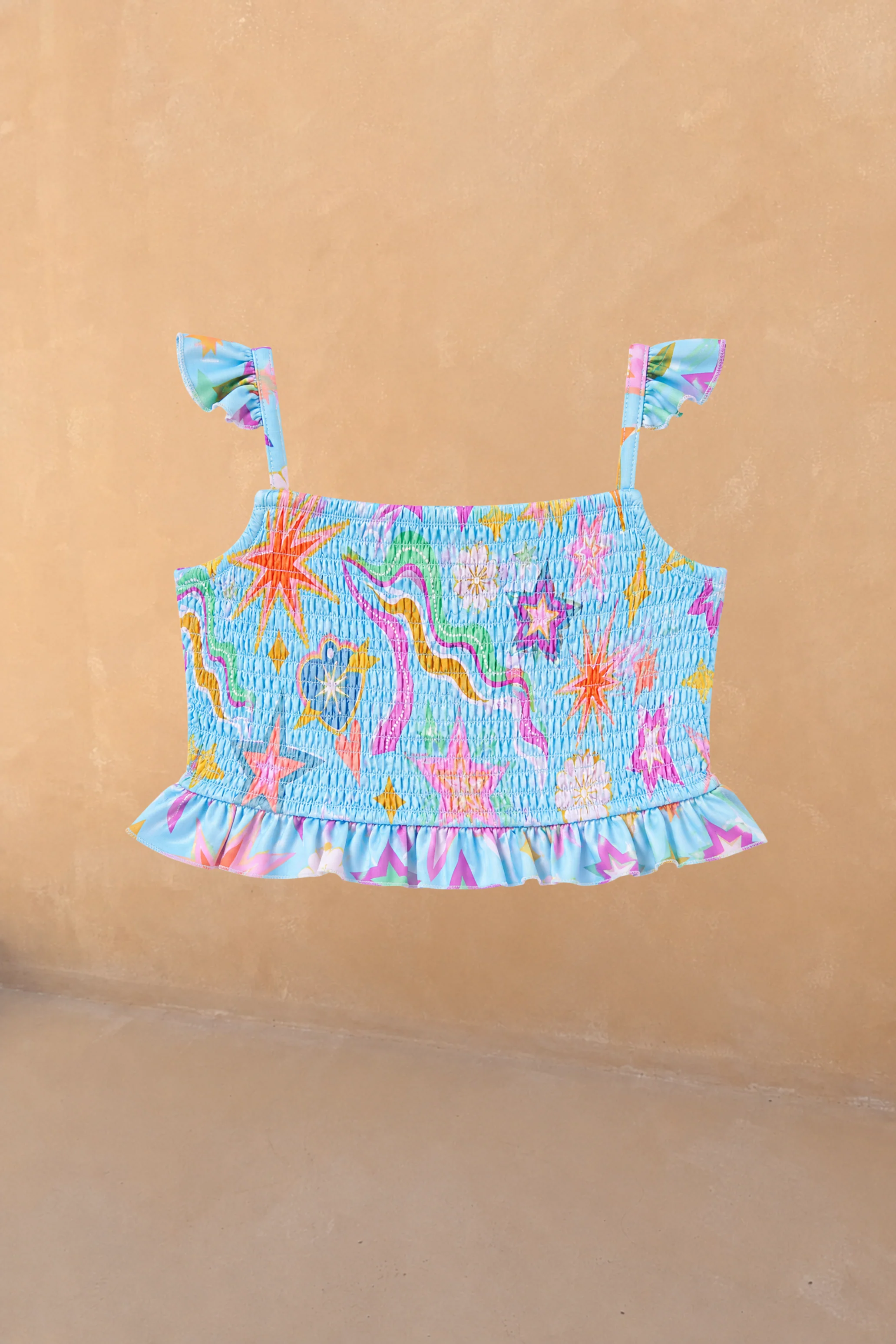 Girl's Starburst Crop Bikini Set - Image 3