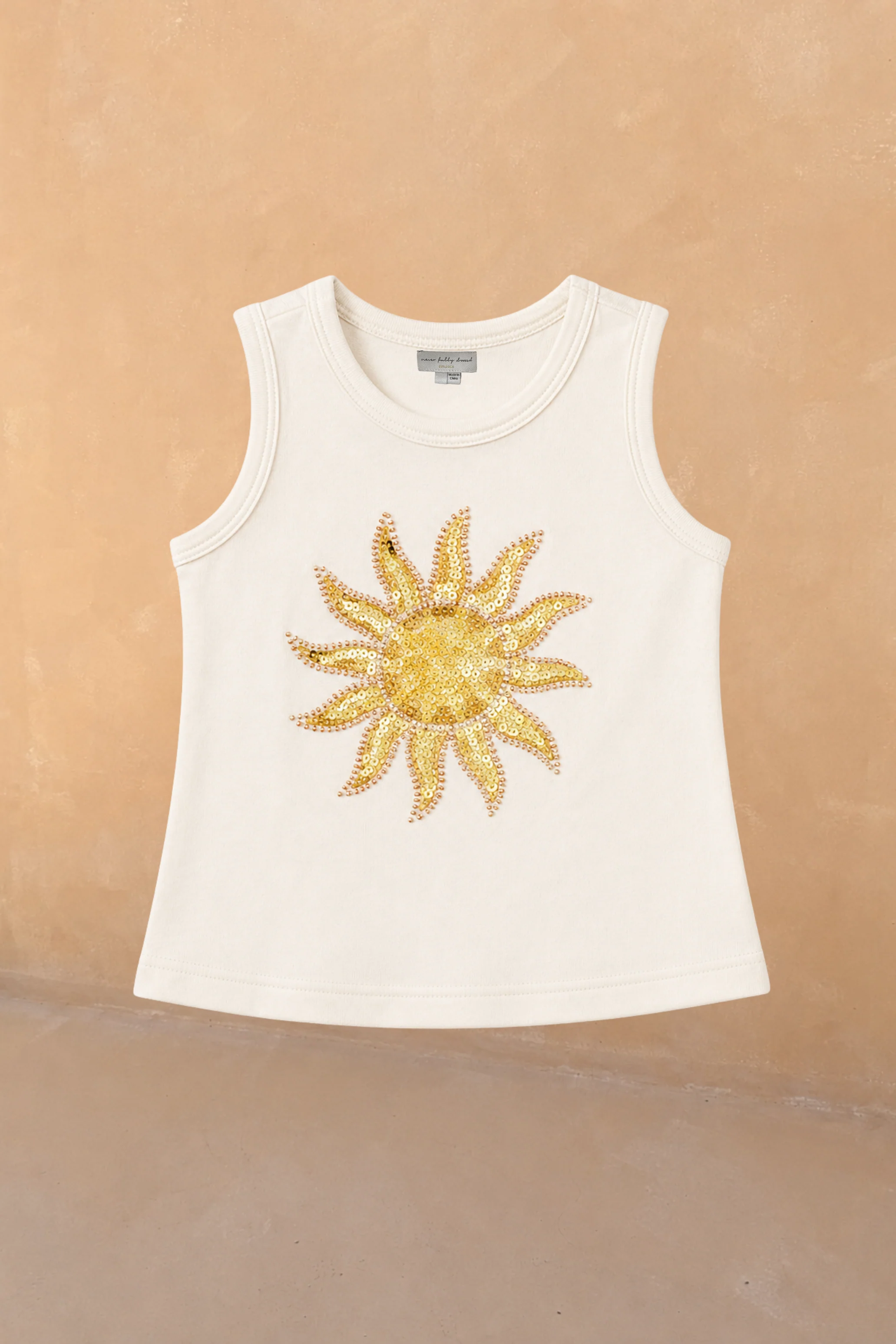 Girl's Yellow Sun Cotton Set - Image 3