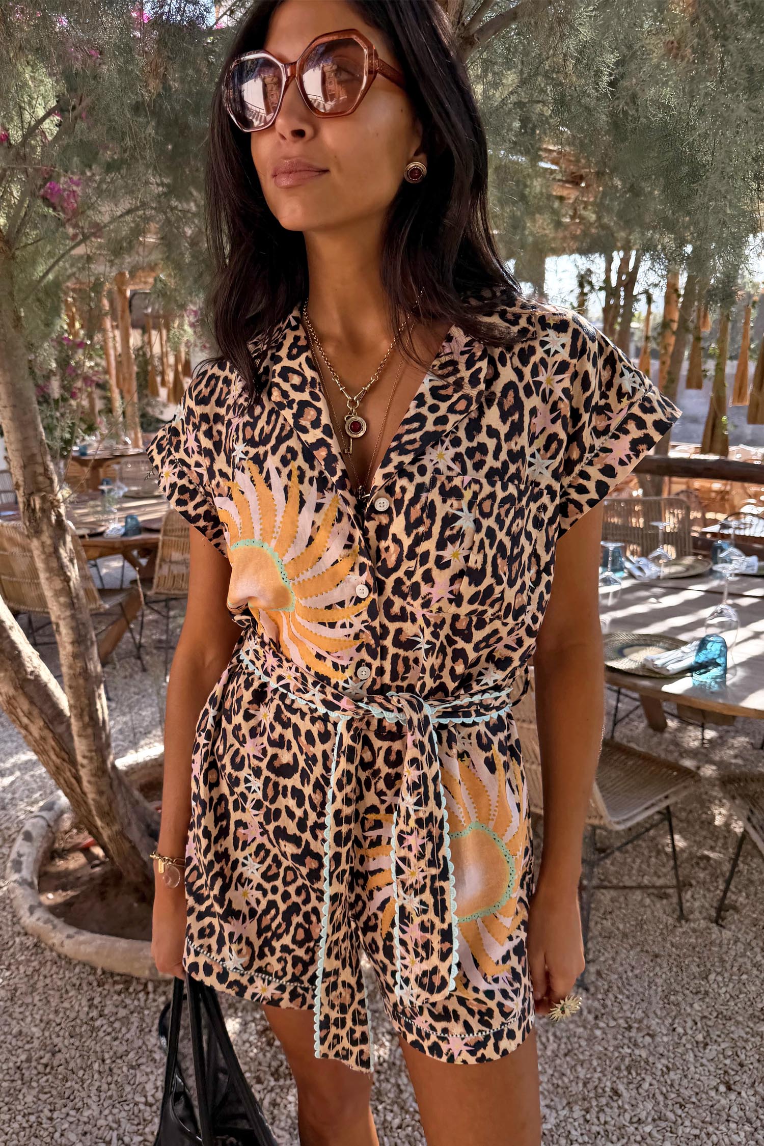 Leopard Print Playsuit - Image 2