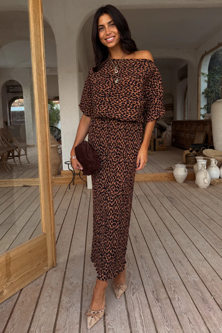 Lucia Leopard Tilly Dress Petite - Image 6