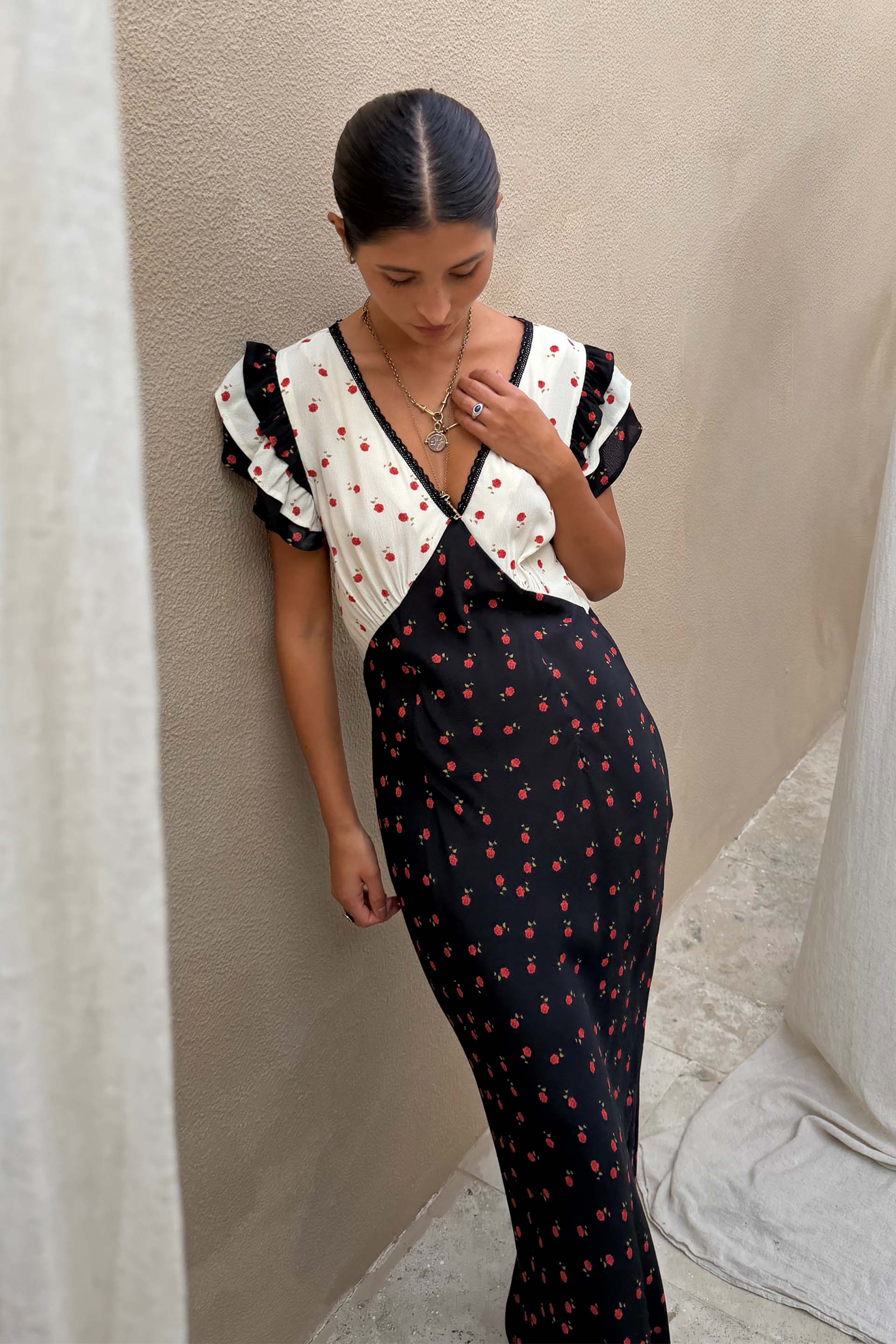 Mono Rose Betsy Midi Dress - Image 2