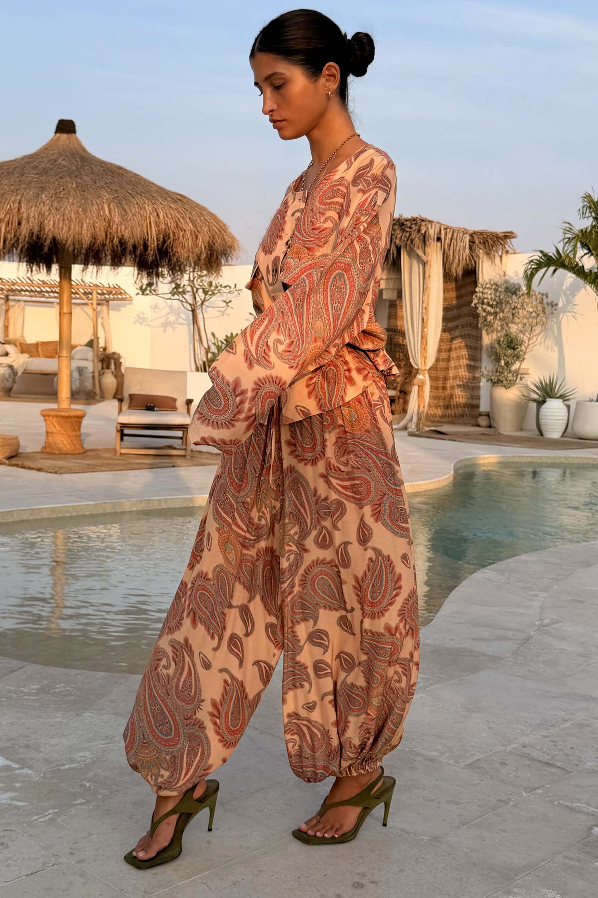 Paisley Balloon Trousers - Image 5