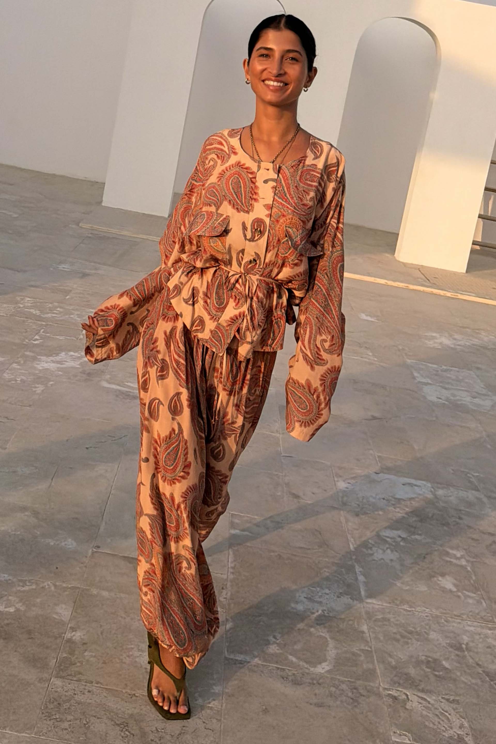 Paisley Balloon Trousers - Image 6