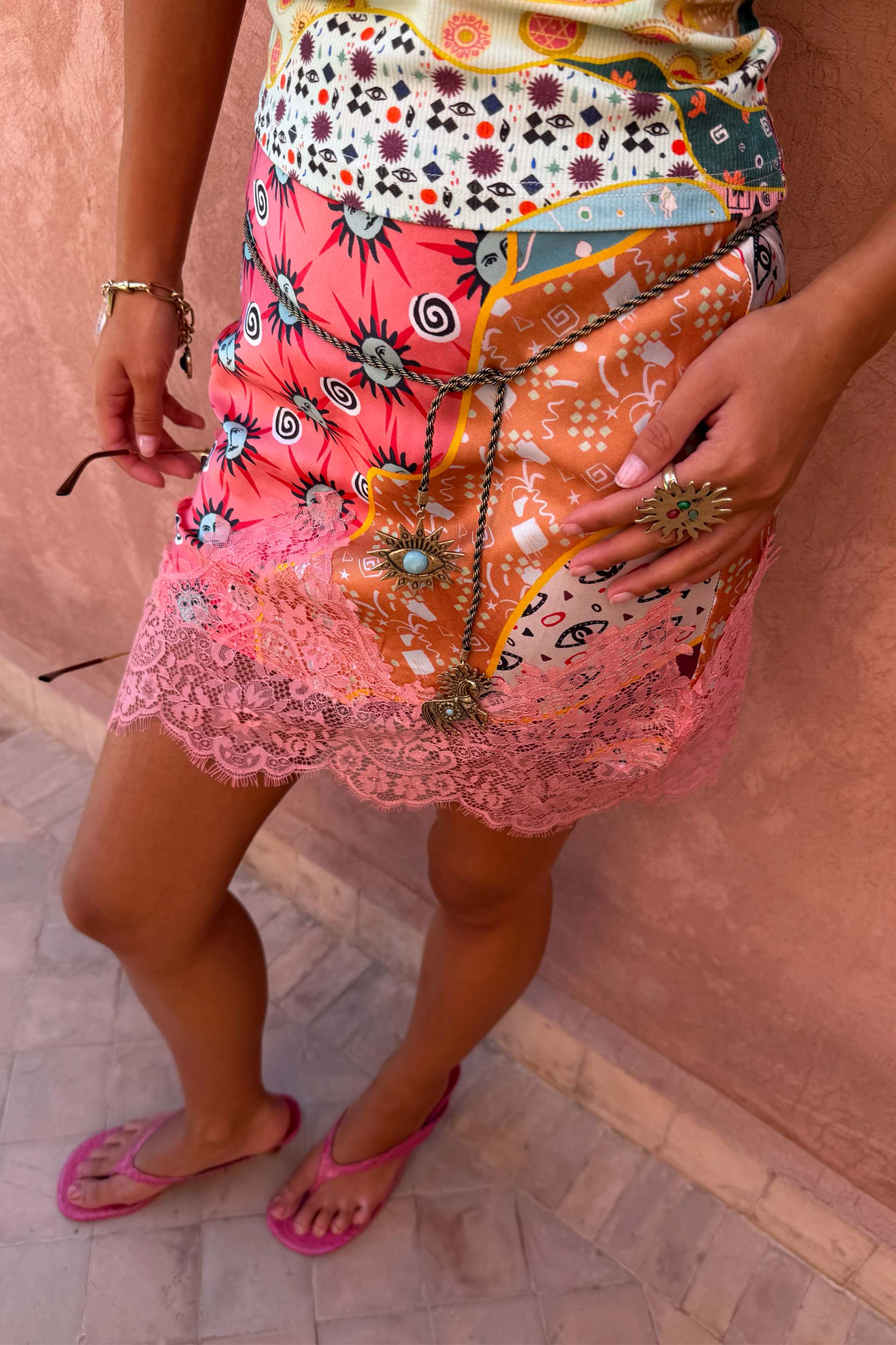 Pastel Morocco Mini Maeva Skirt - Image 5
