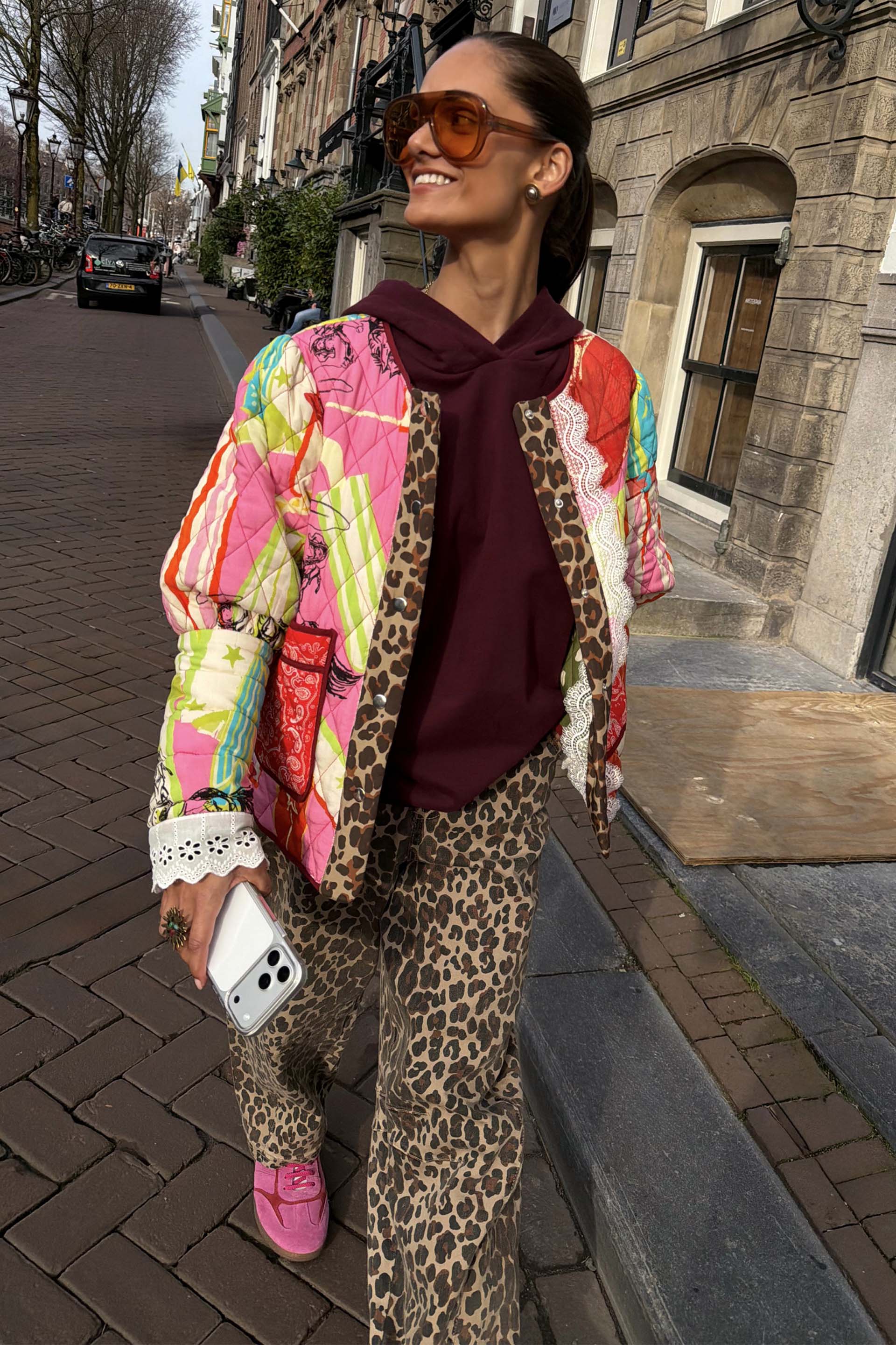 Pink Dallas Reversible Jacket - Image 2