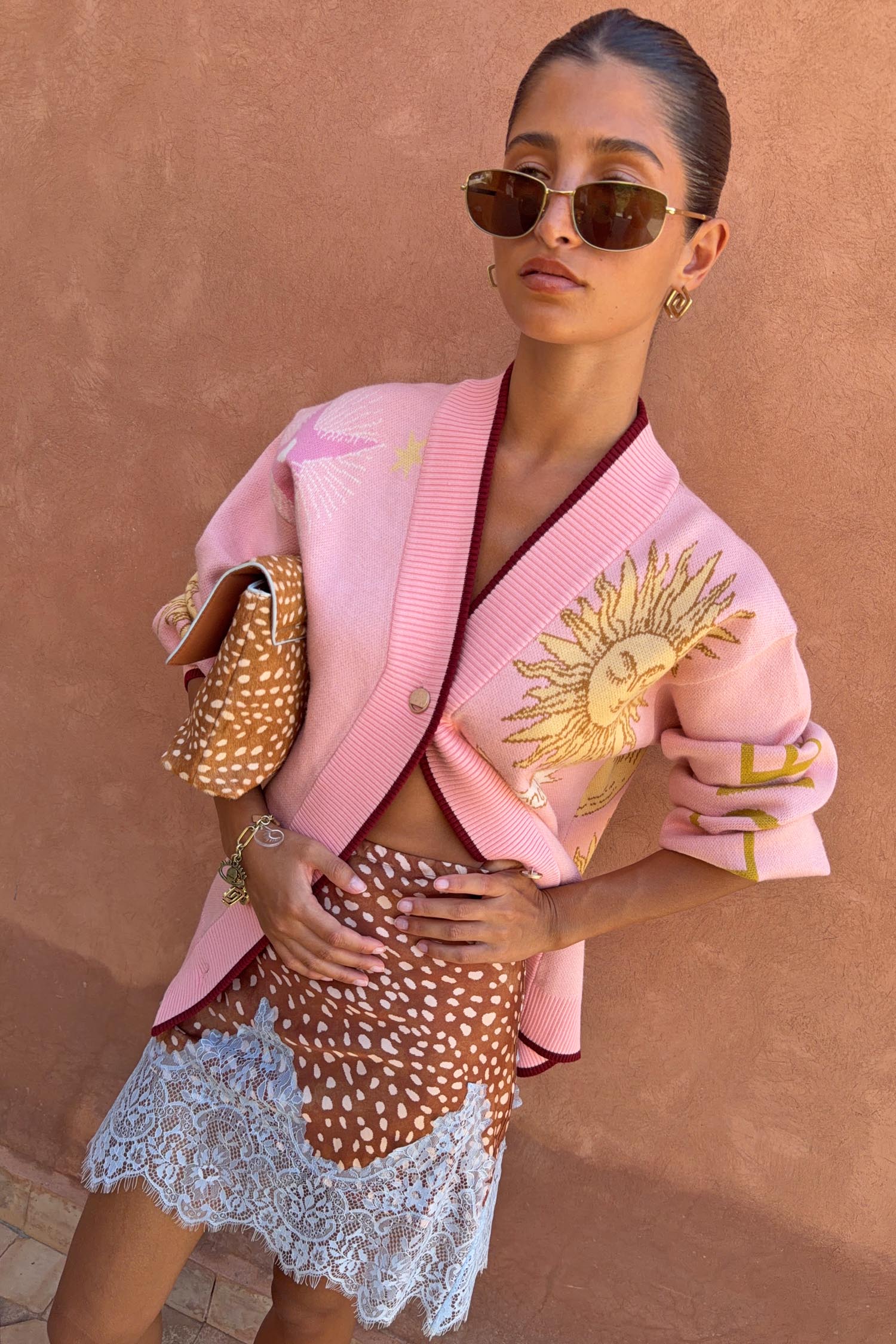 Pink Mystical Cardigan - Image 3