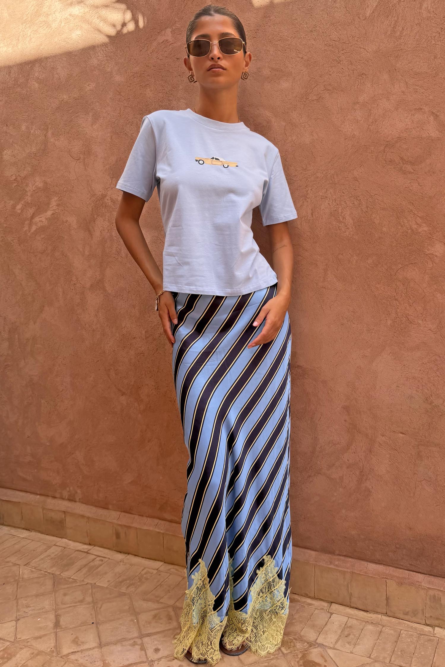 Stripe Maeva Skirt - Image 6