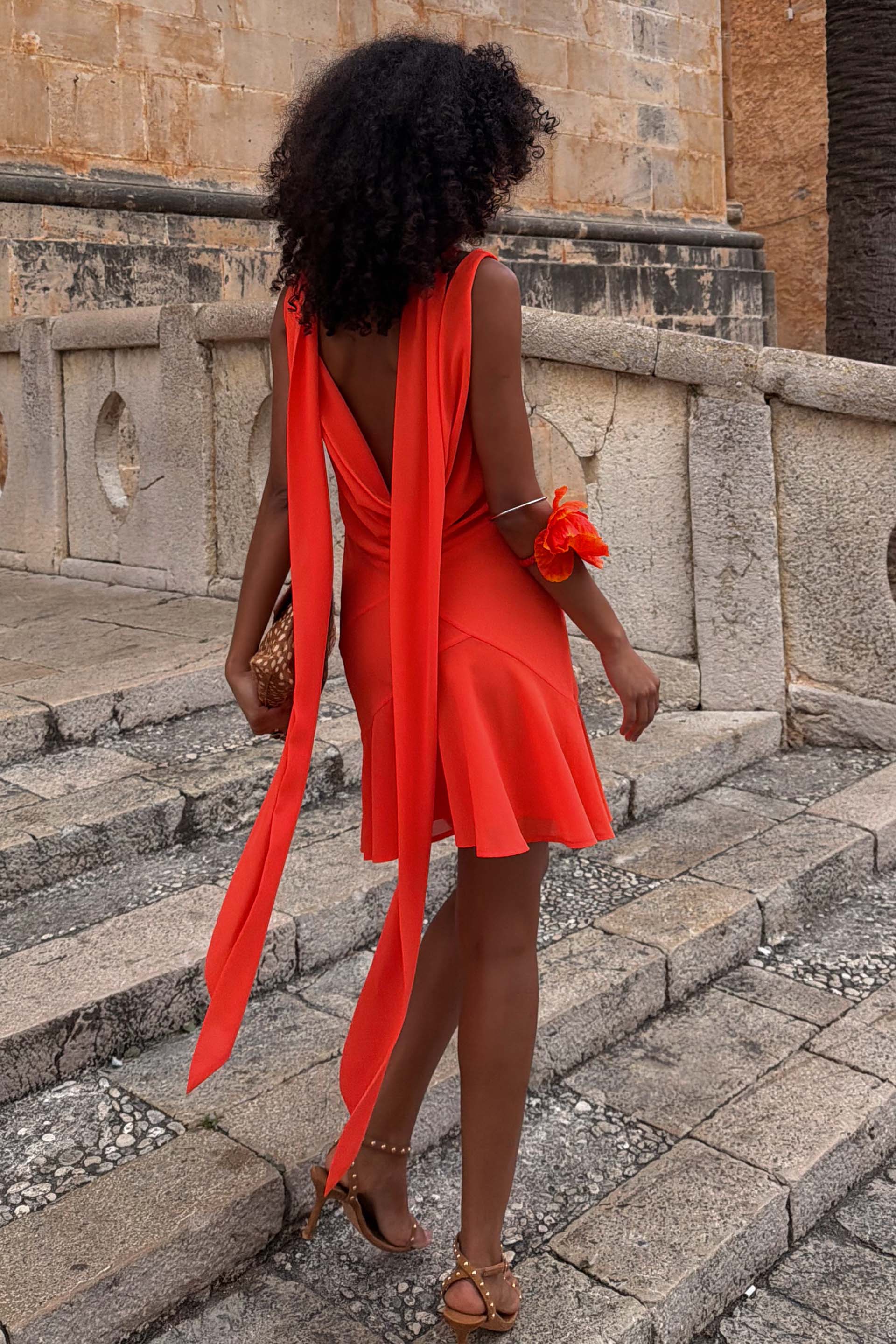 Tomato Mini Sophie Dress - Image 3