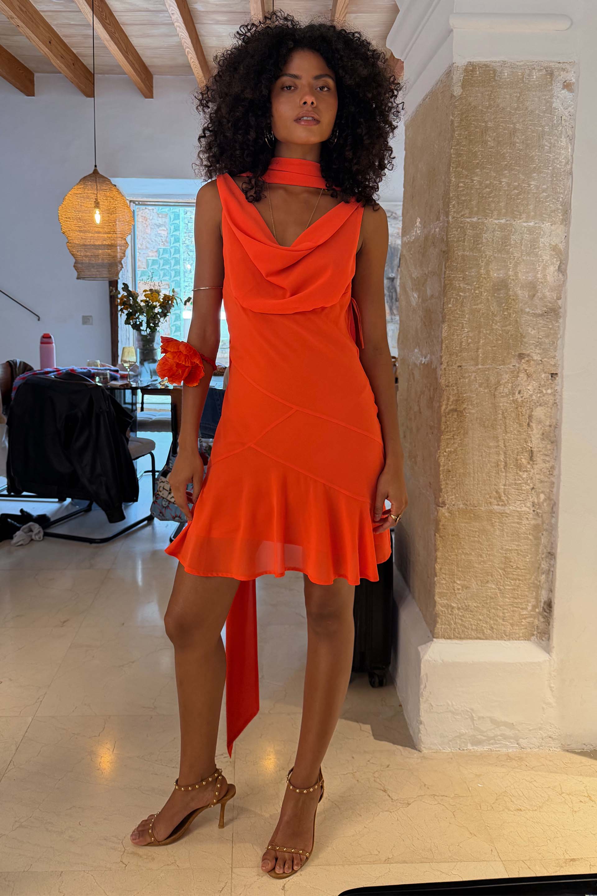 Tomato Mini Sophie Dress - Image 7