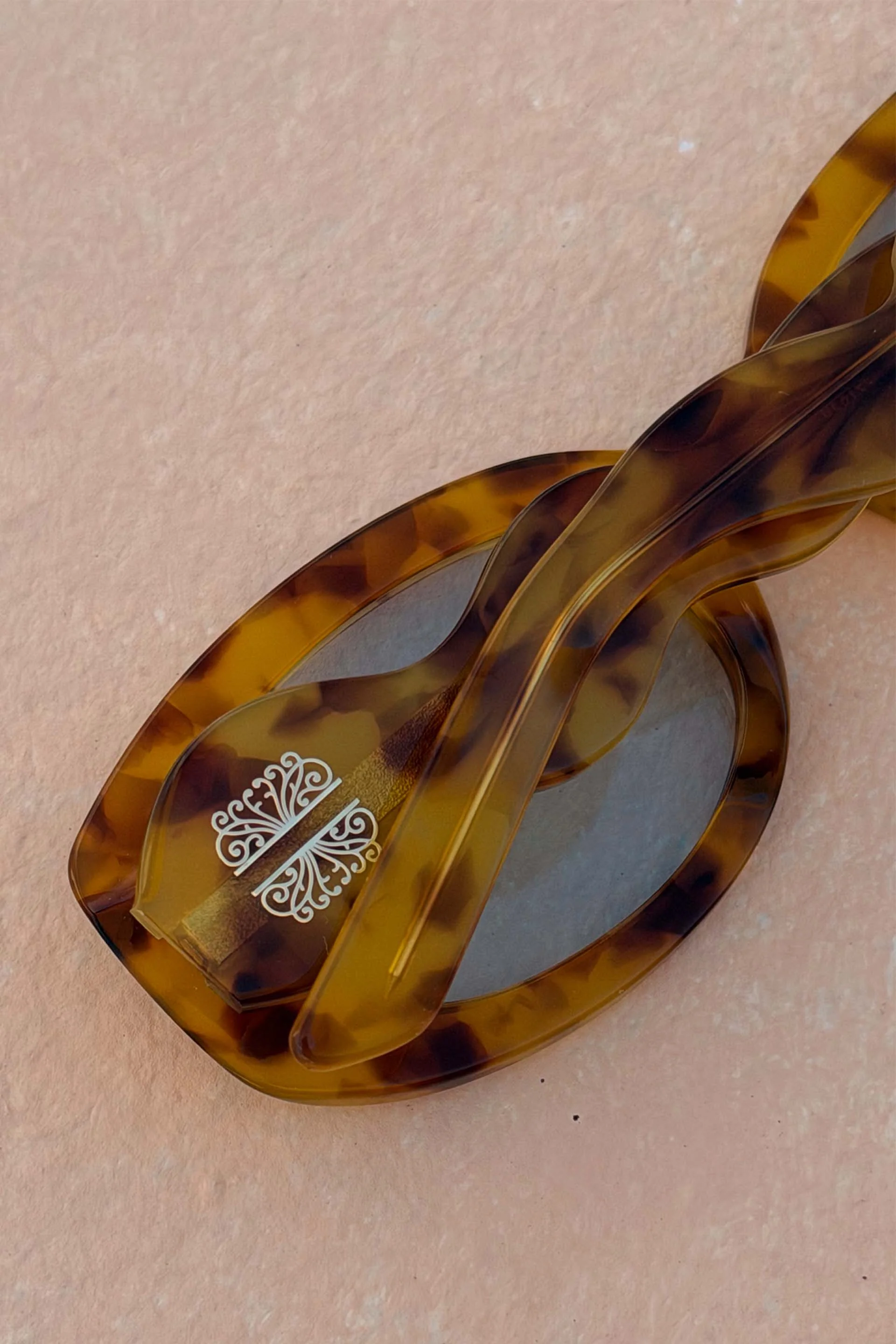 Yellow Tort Wiggle Arm Sunglasses - Image 5